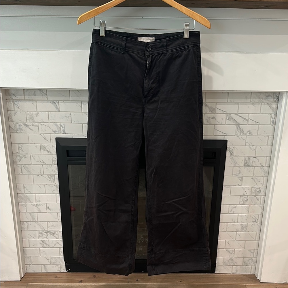 Everlane black Charcoal Trousers high rise crop wide leg pants 2 for $20